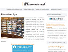 Tablet Screenshot of pharmacie-net.com